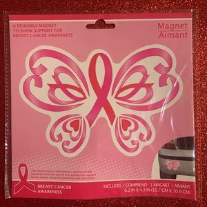 Pink Breast Cancer Awareness Magnet